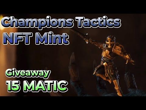 Видео: Champions Tactics | Play to Earn Игра от Ubisoft | ЗБТ и NFT Минт | 📌РОЗЫГРЫШ 15 MATIC💲 📌