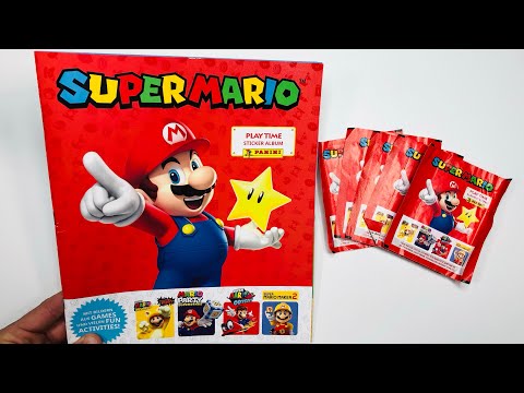 Видео: Panini 2023 Super Mario Brothers Панини Супер Братья Марио Альбом наклеек