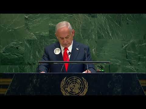 Видео: Выступление премьер-министра Израиля Биньямина Нетаньяху на 80-й сессии Генассамблеи ООН