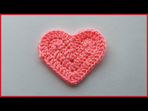 Видео: Простое вязаное Сердце. Вязание крючком / Crochet Heart