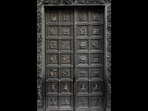 Видео: Флоренция, Баптистерий, фильм 3: Двери Андреа Пизано / Florence, Baptistry,3: Doors by Andrea Pisano