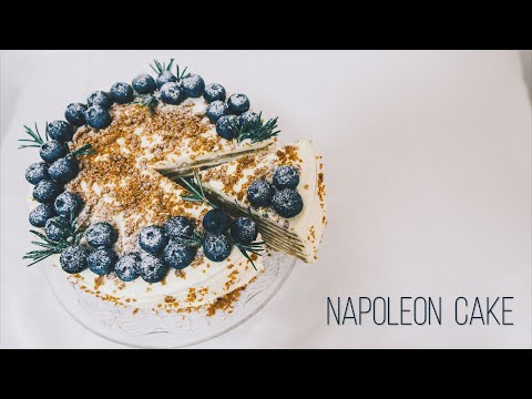 Видео: Napoleon Cake | Low Carb Keto Diet | Торт Наполеон