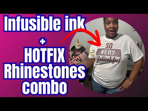 Видео: КАК ДОБАВИТЬ СТРАЗЫ HOTFIX С ПОМОЩЬЮ НЕПЛАВУЧИХ ЧЕРНИЛ С ПОМОЩЬЮ CRICUT DESIGN SPACE И SILHOUETTE...