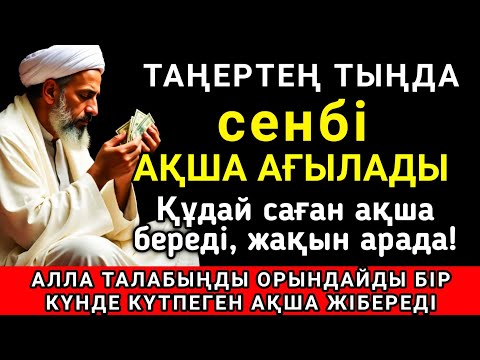 Видео: Тыңда Өте күшті дұға сенбі, Алла бір күнде ойламаған ақша байлық жібереді, ризығың көбейеді 🤲✨