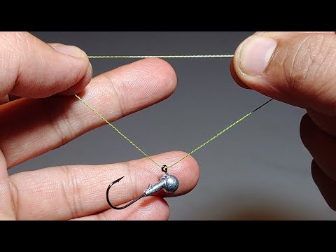 Видео: Рыболовный узел за 3 секунды даже с закрытыми глазами / Очень просто ..