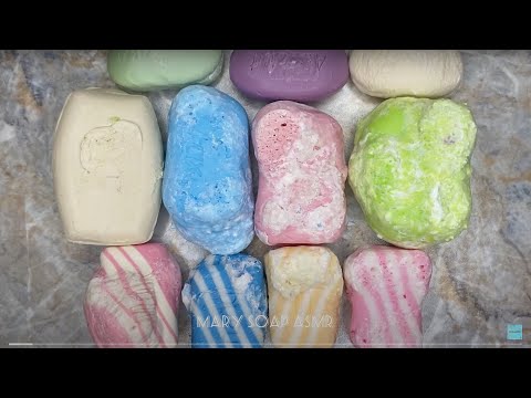 Видео: Dry microwived soap/asmr/relaxing video/сухие мыло из микроволновки/асмр резка/Релакс/хруст мыла
