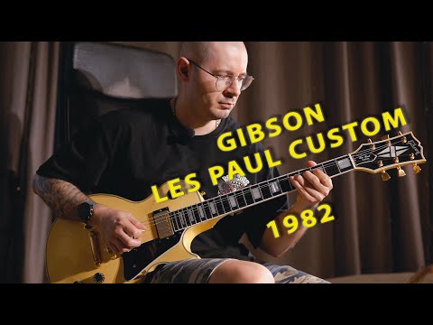 Видео: Gibson Les Paul Custom 1982 USA обзор #gibson #lespaul