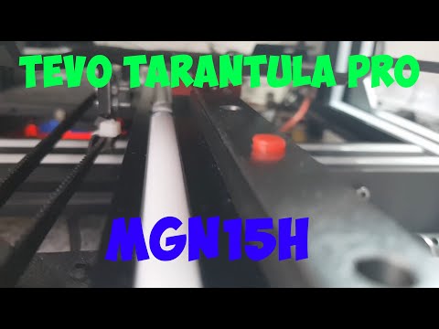 Видео: Рельса MGN15H на Tevo Tarantula Pro