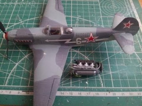 Видео: Як-3 (Zvezda) 48 scale...шаг 3