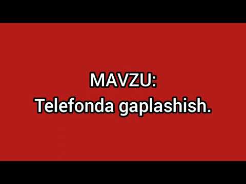 Видео: 6-DARS.OĞZAKI NUTQ.УЗБЕКСКО-РУССКИЕ ПРЕДЛОЖЕНИЯ.