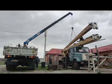 Видео: Снели Верхнию Стрелу на Зил 4331