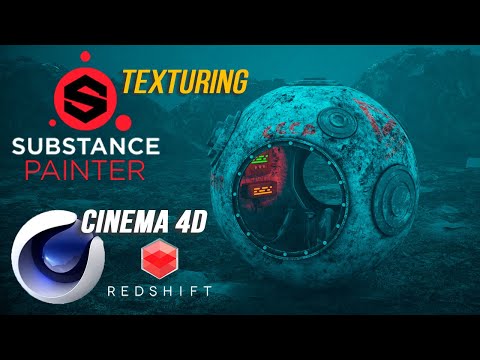 Видео: Substance Painter + Redshift + Cinema 4D | Создание материала в Substance Painter для Redshift