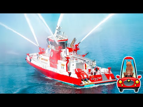 Видео: Корабли для детей все серии подряд. Изучаем водный транспорт. Морской транспорт для малышей