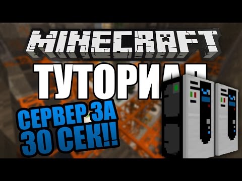 Видео: Создание и размещение сервера на хостинг за 30 секунд! Minecraft