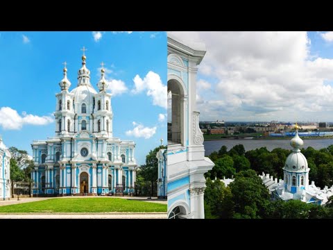Видео: Смольный Собор в Санкт-Петербурге Смотровая площадка Смольного собора в Питере Звонница Смольного