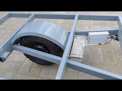 Видео: Электро тележка на поворотных колёсах