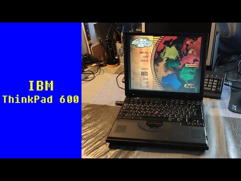 Видео: IBM ThinkPad 600 - обзор, игры и трудности восстановления