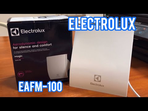 Видео: Electrolux EAFM-100 | Вытяжной вентилятор в ванную