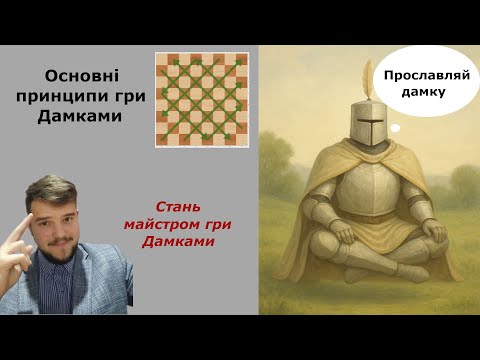 Видео: Як ПРАВИЛЬНО грати дамками? Стань майстром дамкового ендшпілю. Основні принципи.