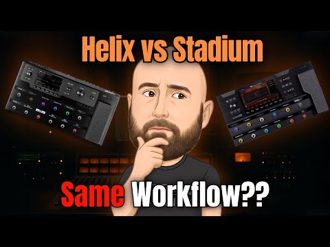 Видео: Line 6 Helix против Line 6 Stadium — одинаковый рабочий процесс?
