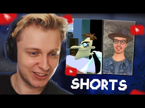 Видео: СТИНТ СМОТРИТ YOUTUBE SHORTS #5