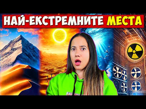 Видео: НАЙ-ЕКСТРЕМНИТЕ МЕСТА на СВЕТА / МЕГАВИДЕО