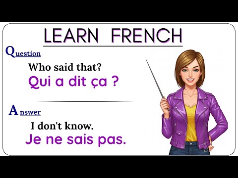Видео: Изучайте французский язык посредством диалогов для начинающих и продолжающих | Говорите по-францу...