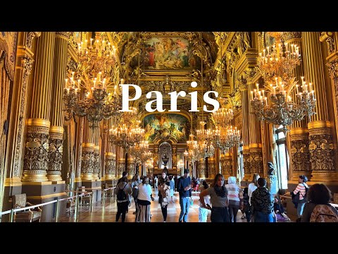 Видео: [4K]🇫🇷 Парижская прогулка: Оперный театр Пале Гарнье🏛️ Площадь Согласия, мост Александра III💕 2022