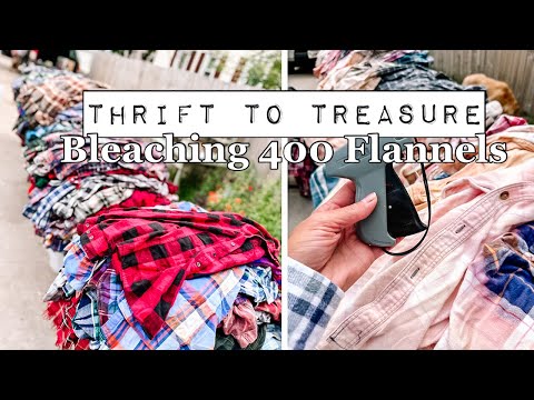 Видео: Экономия в сокровища — массовое отбеливание 400 фланел и обновление Cranberryfest —