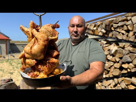 Видео: Зажаренная Курица в Печи!