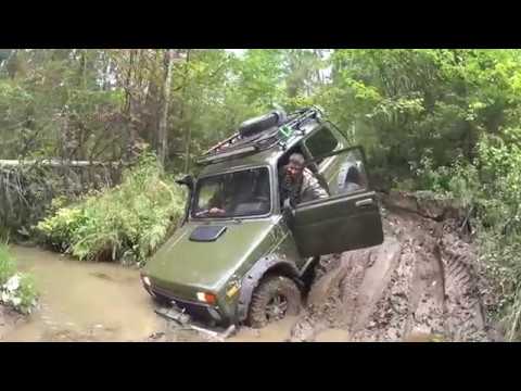 Видео: Две Нивы! На ЛЮТОМ бездорожье!!!