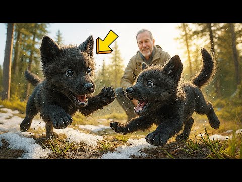 Видео: РЕДЧАЙШИЙ ЧОРНЫЙ ВОЛЧОНОК ИЗМЕНИЛ МОЮ ЖИЗНЬ... ПОЗОВЯ НА ПОМОЩЬ ВОЛКАМ...