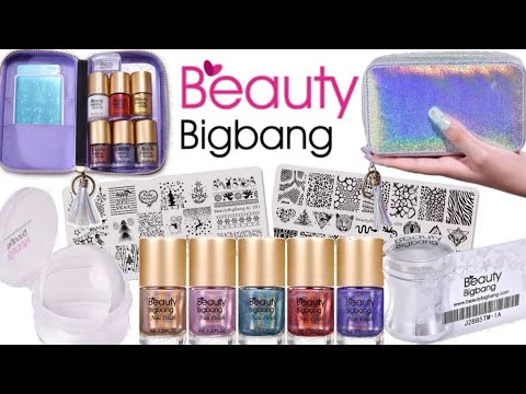 Видео: Beauty Big Bang 🦋 штамп, пластины, лаки для стемпинга / холдер - косметичка 🦋stamping, plates.