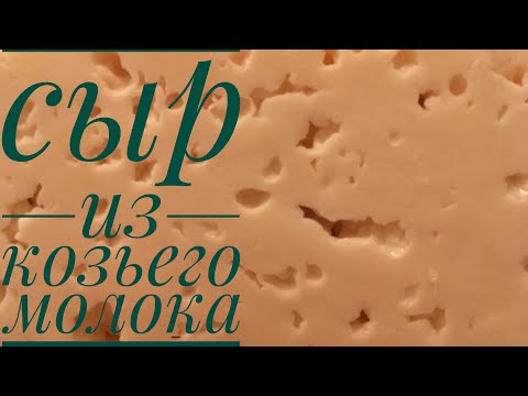 Видео: Твёрдый сыр|рецепт сыра из козьего молока|как приготовить сыр в домашних условиях|сыроделие