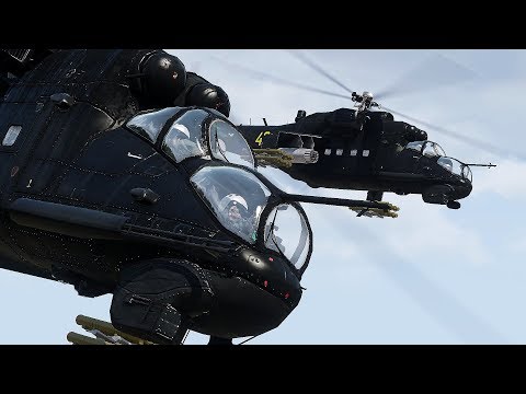 Видео: Небесные охотники — Ми-35ПМ — ArmA 3  — Серьёзные Игры на Тушино