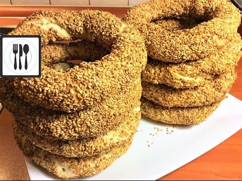 Видео: СИМИТ - Турецкий бублик. Рецепт настоящего турецкого бублика. Simit nasil yapilir