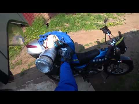 Видео: Первый раз с палаткой . На Сузуки Ван Ван 8 июня 2023г