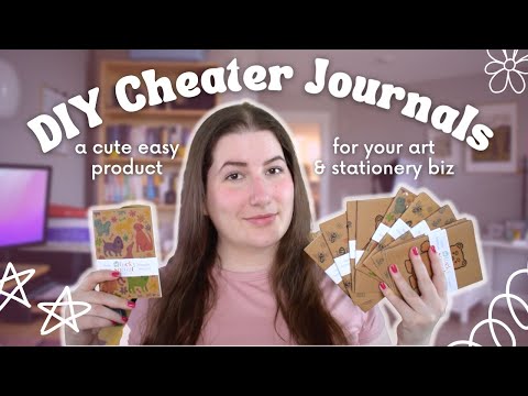 Видео: Блокноты-самоучки для вашего художественного или канцелярского бизнеса 📔