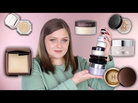 Видео: Все мои пудры | Пудры для сухой кожи LAURA MERCIER, HOURGLASS, FENTY BEAUTY, RCMA, KVD VEGAN BEAUTY