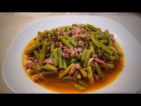 Видео: Как готовить стручковую фасоль с фаршем - Турецкий рецепт
