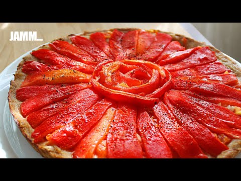 Видео: 🌱Яркий цвет и яркий ВКУС!! Овощной тарт с болгарским перцем! На цельнозерновой муке. БЕЗ сахара.