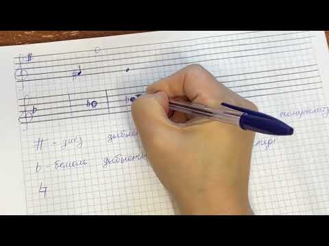 Видео: Альтерациялық таңбалар