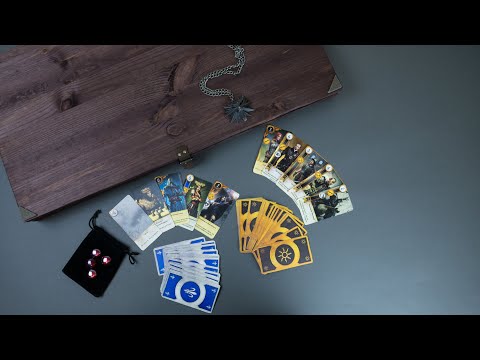 Видео: Создание карточной игры Гвинт из вселенной Ведьмак / Creating a board game Gwent