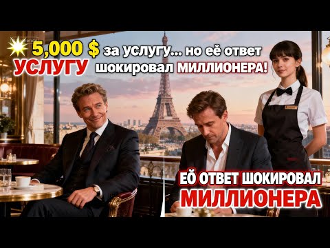Видео: Он предложил ей 5 000 $ за “французский сервис”… но её ответ заставил миллионера опустить глаза