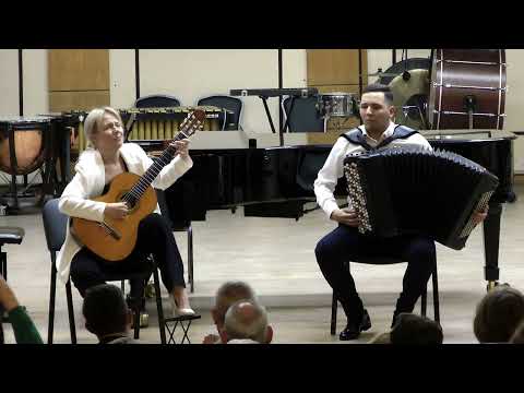 Видео: Ц. Кюи Прелюдия №2.  Исполняет  MILONGA DUO, в составе: Рахимов Роберт, Рахимова Юлия