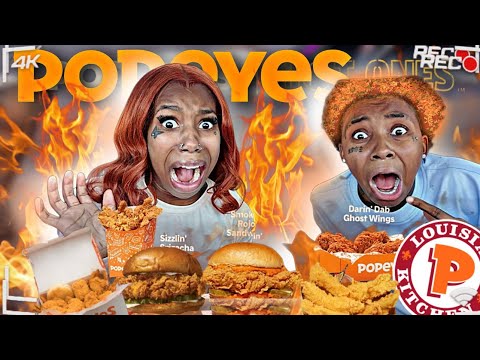 Видео: ПОПРОБУЕМ ВСЕ ИЗ МЕНЮ POPEYES!! 🔥