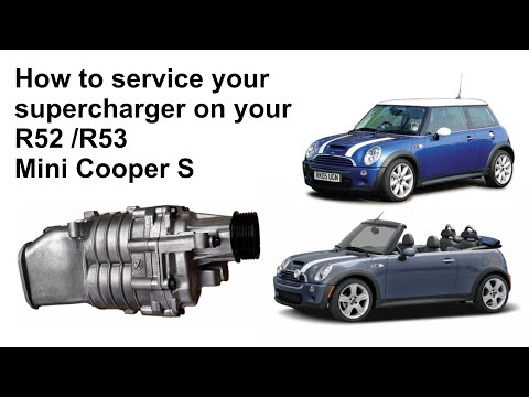 Видео: Обслуживание нагнетателя MINI R53 — как обслуживать нагнетатель R53/R52