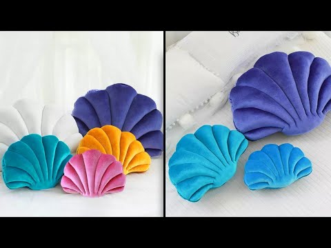 Видео: отличный способ сшить подушку из ракушек
