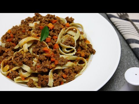 Видео: Талятеле а ла болонезе - с машината за паста на PHILIPS