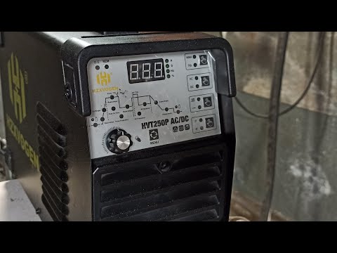Видео: HZXVOGEN HVT250 AC/DC настройка пульса . Пульс вместо cul weld .сварка тонкой нержавейки.WELDING TIG